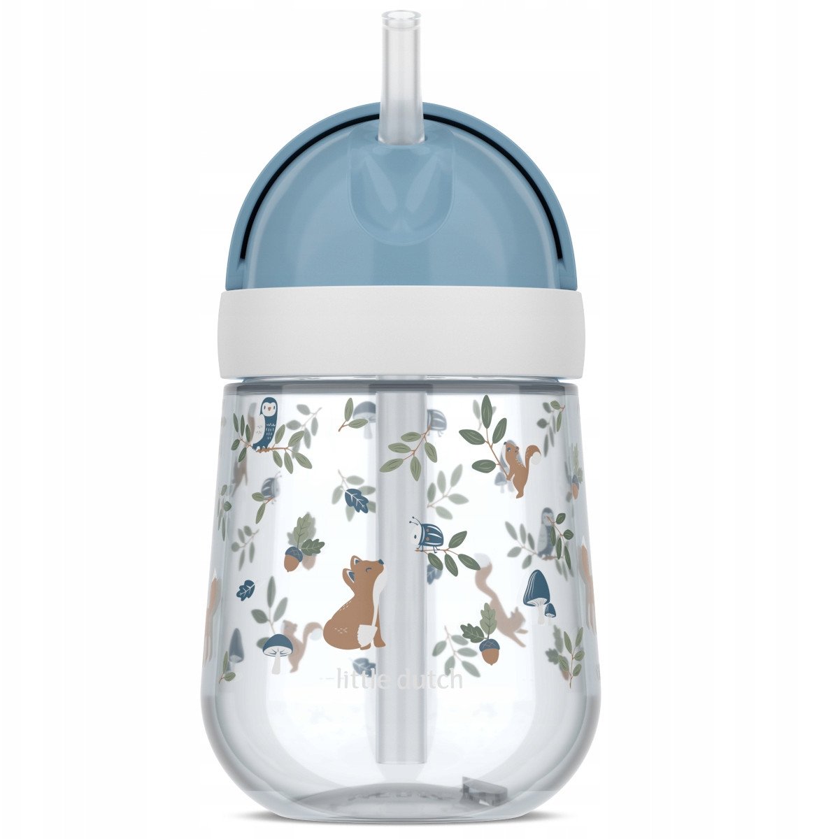 KUBEK DZIECIĘCY ZE SŁOMKĄ 300ML MIO FOREST FRIENDS 108014065408