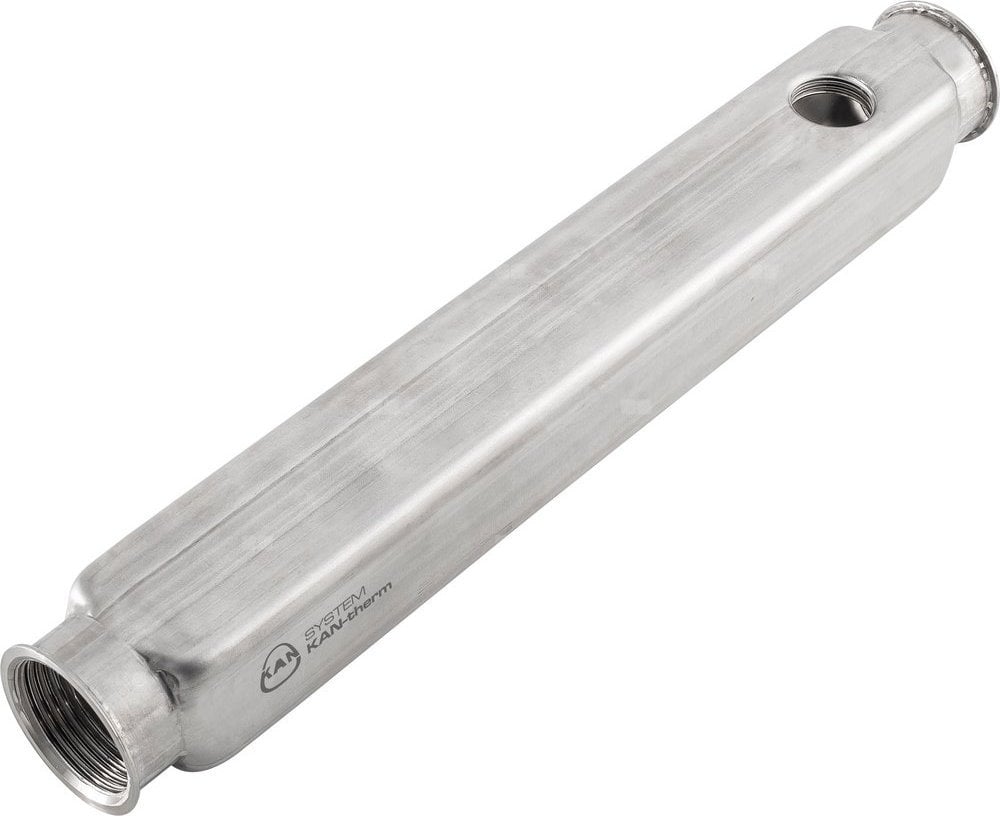 Belka ze stali nierdzewnej z otworem na odpowietrznik rozstaw 50 mm - 4 obwodyKAN-THERM