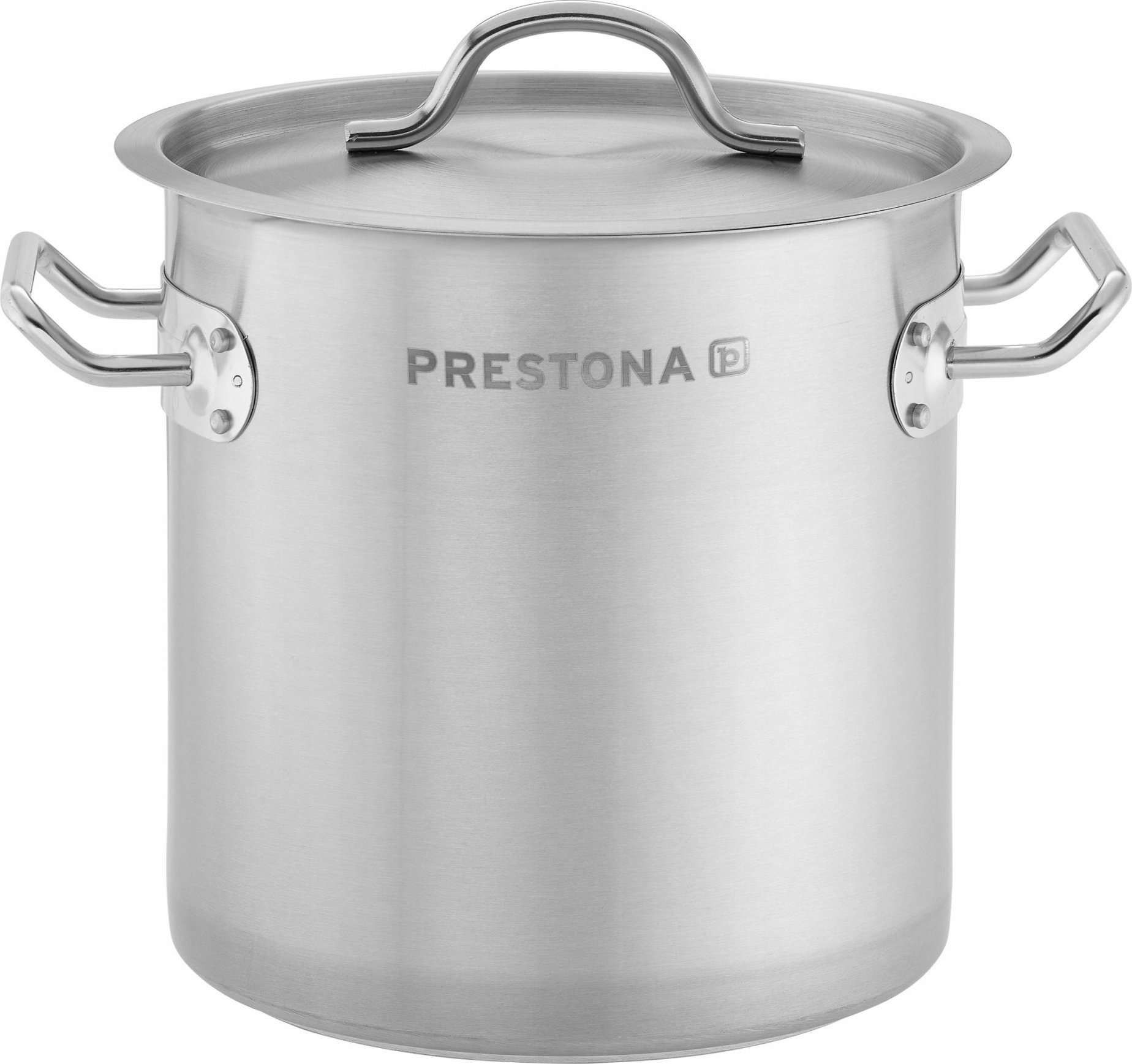 Prestona Garnek wysoki 6 l o średnicy 200 mm z pokrywką ze stali nierdzewnej | PRESTONA, 210106