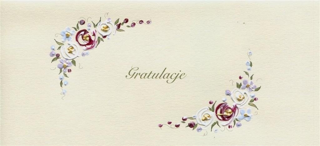 MAK Karnet Gratulacje DL G07 - Kwiaty