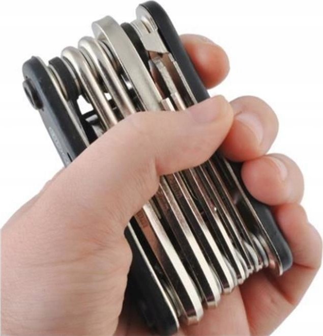 ZESTAW KLUCZY NARZĘDZI ROWEROWYCH MULTITOOL 16w1