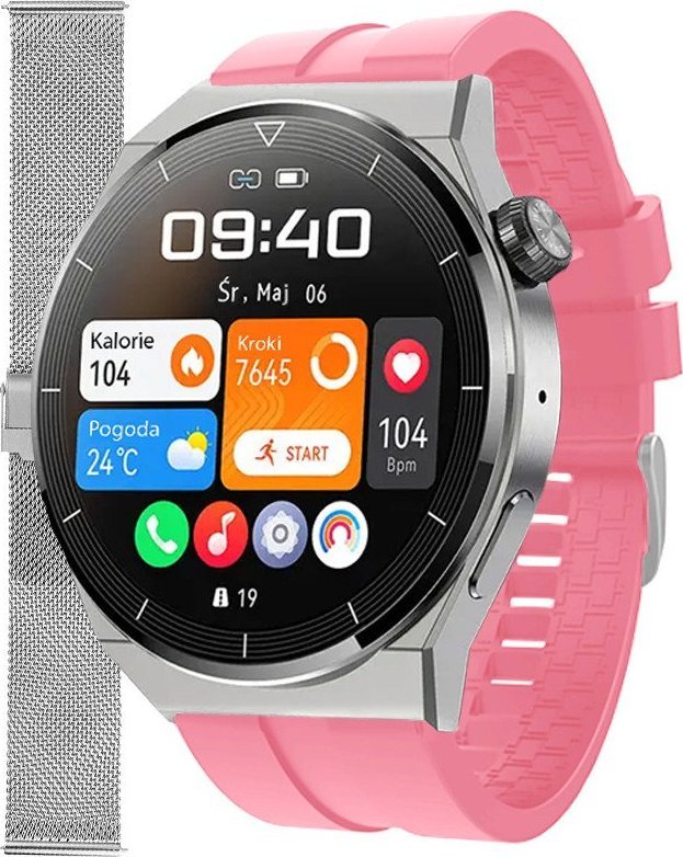 Smartwatch Enter SAT.111.539.1411-SET Różowy