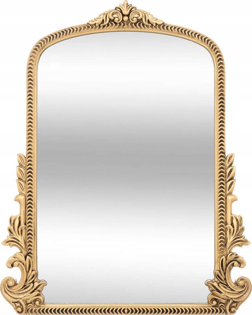 Atmosphera Lustro w złotej, zdobionej ramie VICTORIA, w ludwikowskim stylu, 51 x 41 cm