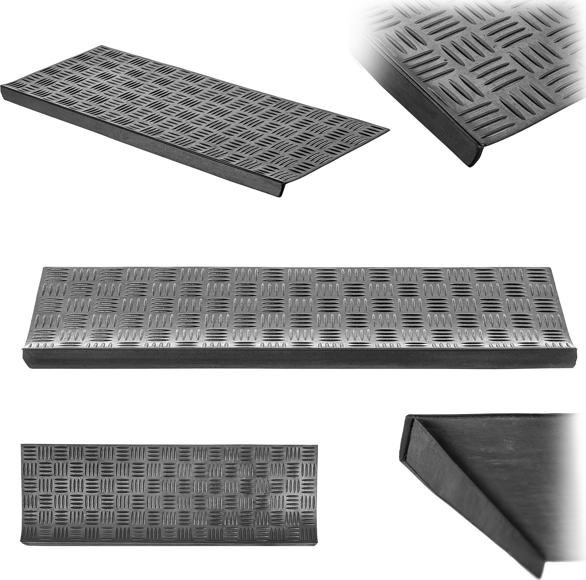 Kadax KADAX Wycieraczka Gumowa Na Schody Zewnętrzne Antypoślizgowa