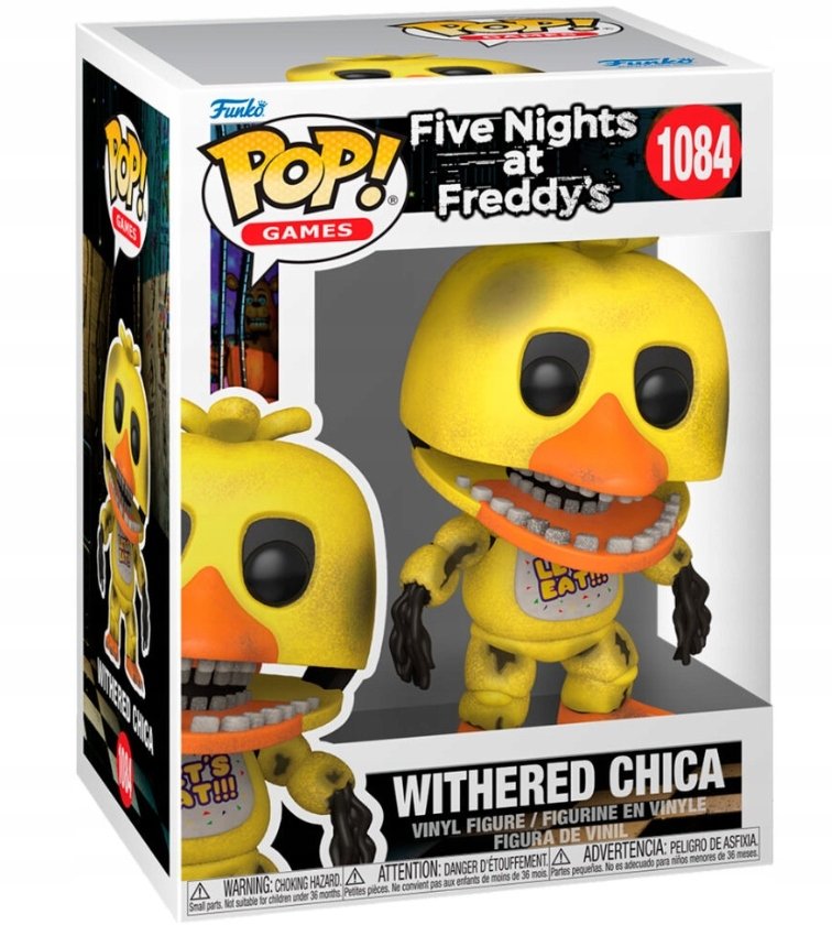 Figurka Funko Pop FUNKO POP! Figurka winylowa: Five Nights at Freddy´s - Withered Chica, 9 cm