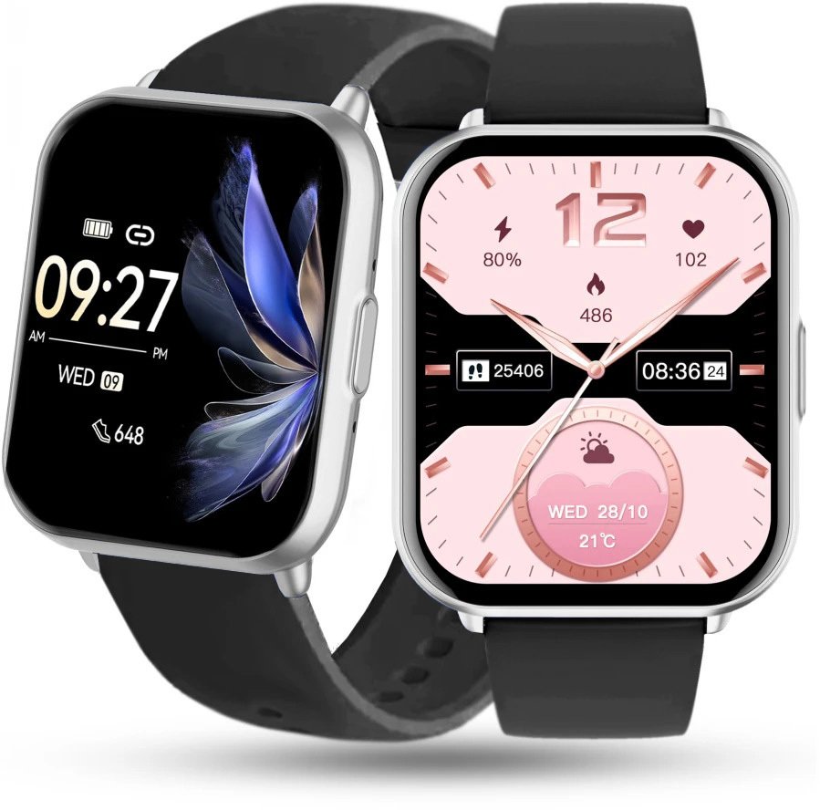 Smartwatch Rubicon Zegarek Damski SMARTWATCH czarny srk