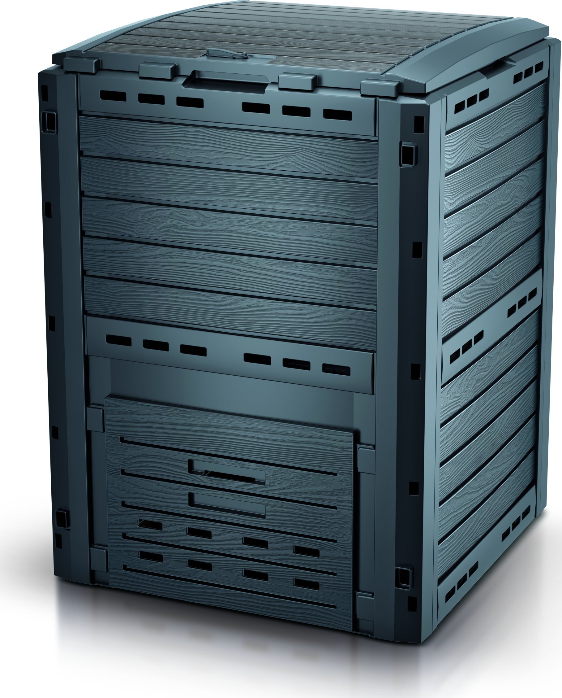 Prosperplast PROSPERPLAST KOMPOSTOWNIK 280L ANTRACYT COMPOGREEN WOODY