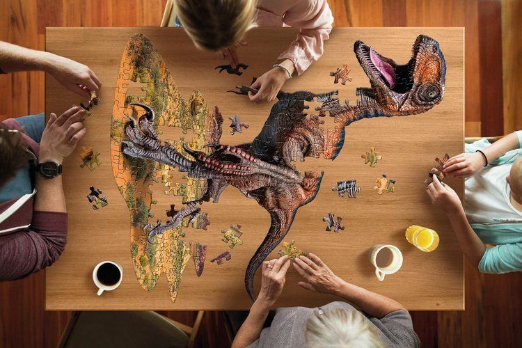 MADD CAPP MADD CAPP, Puzzle konturowe I AM RAPTOR - 100 elem.