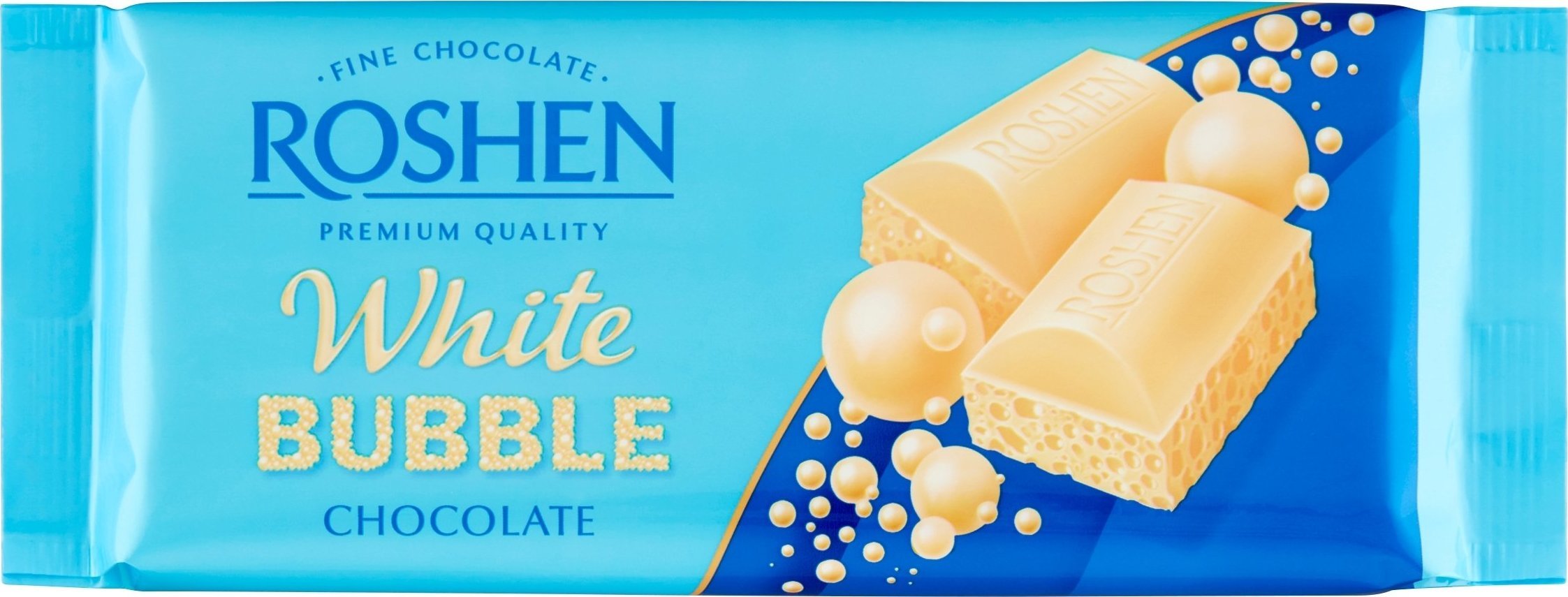 Roshen Czekolada biała z bąbelkami 80 g
