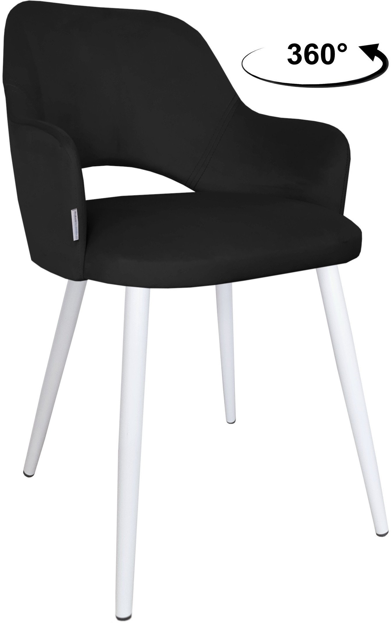 Krzesło obrotowe Milano podstawa biała MG19