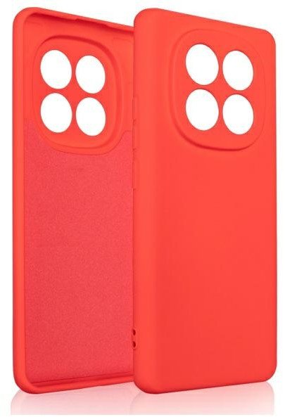 Beline Etui Silicone Xiaomi Redmi Note 14 Pro+ czerwony/red