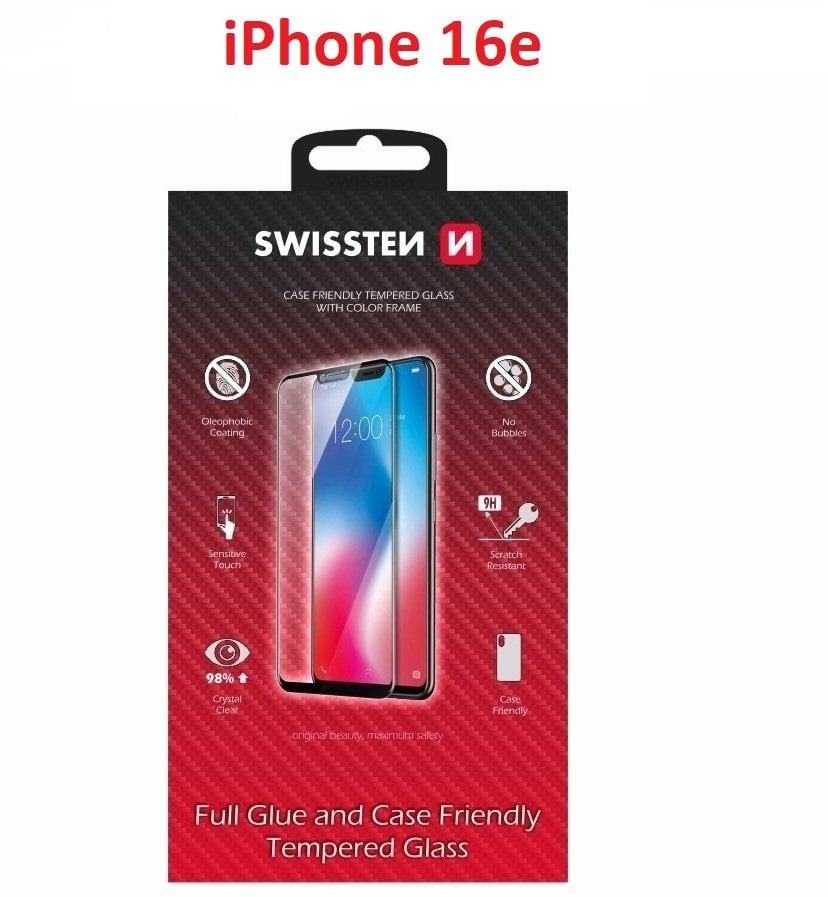 Glass Color Frame, Case Friendly for Apple iPhone 16e