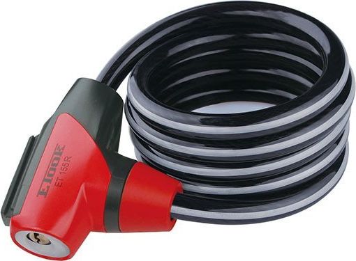 ETOOK Zamknięcie ETOOK ET-155R 1500x12mm na klucz czarno-czerwone Uniwersalny