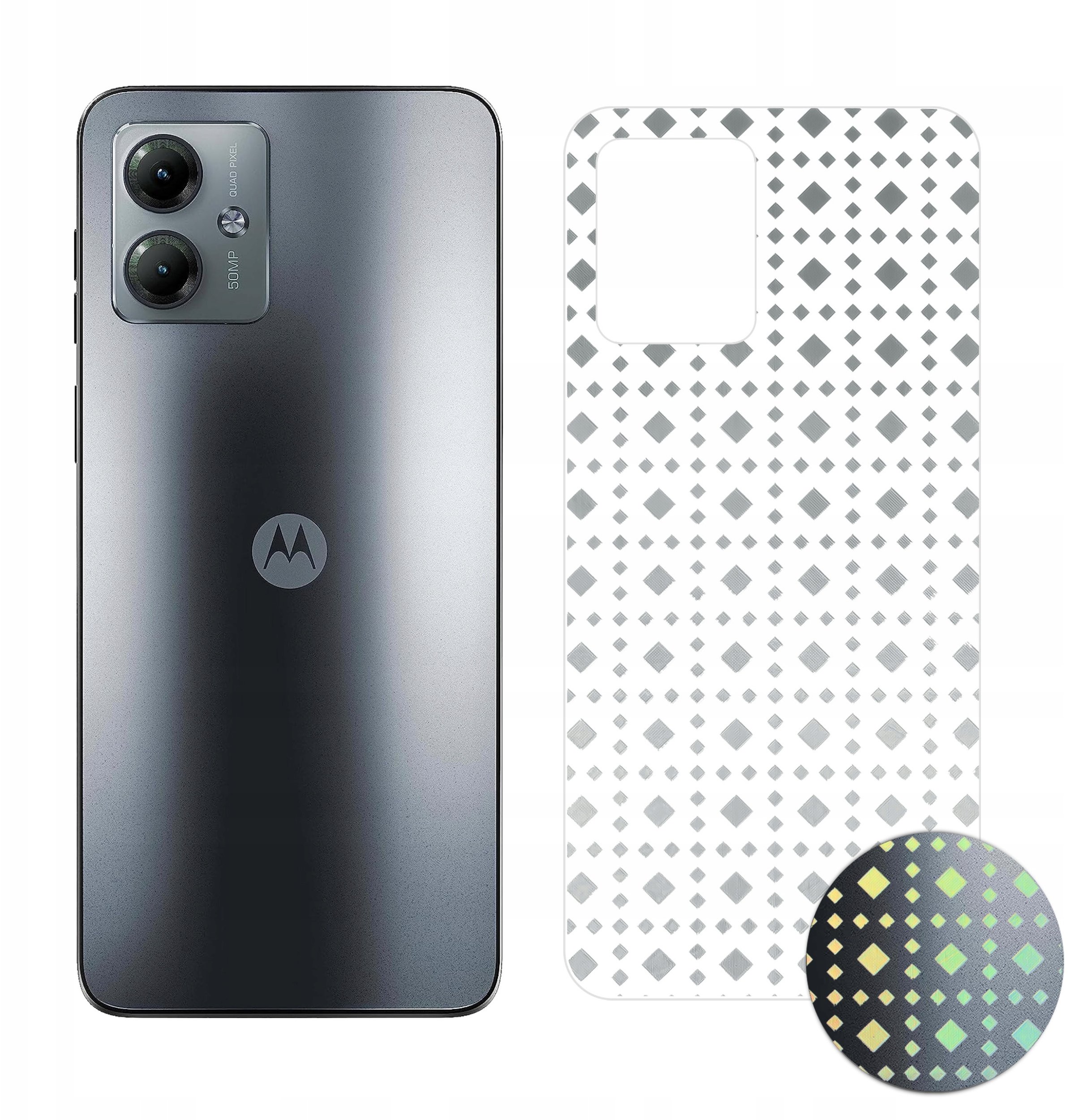 FOLIA HYDROŻELOWA OCHRONNA NA TYŁ TELEFONU WZÓR do Motorola Moto G14