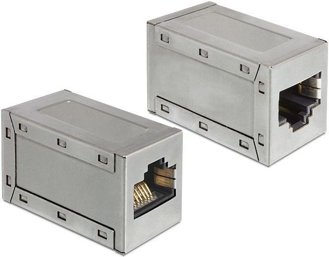 Delock Adapter RJ45 Męski / Męski Cat.6A (86165)