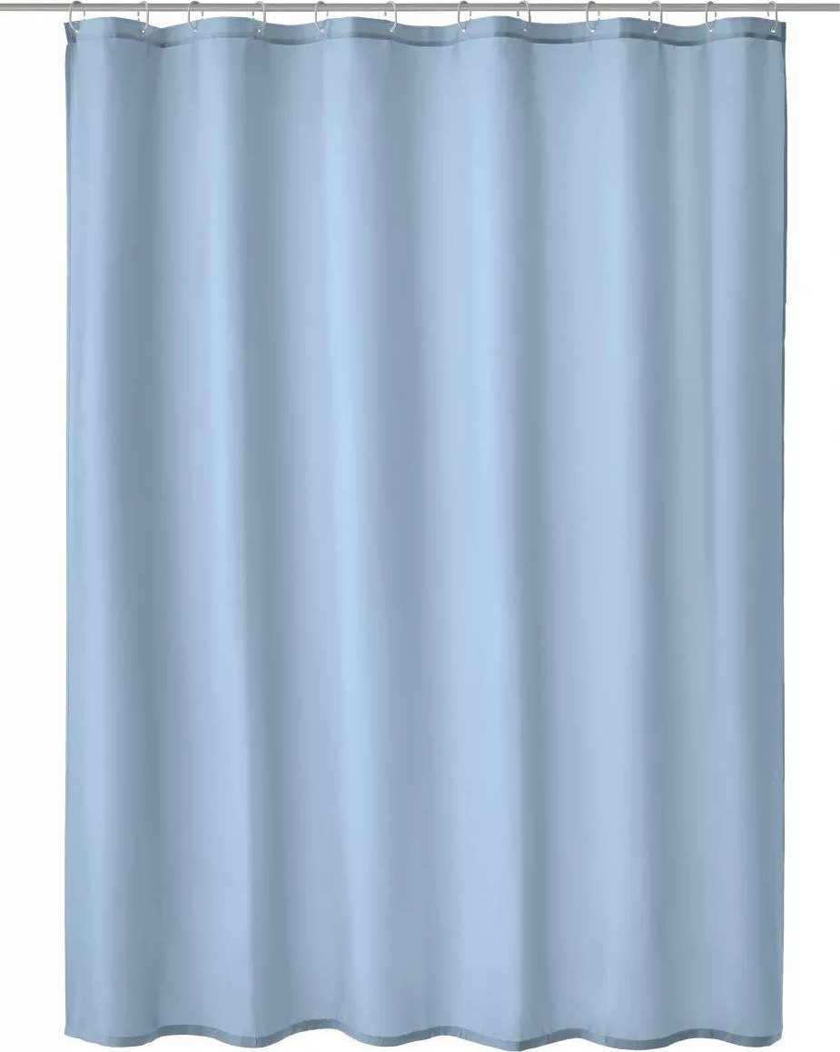 Kleine Wolke Kleine Wolke Kito Tekstylna zasłona prysznicowa niebieska 180x200 cm