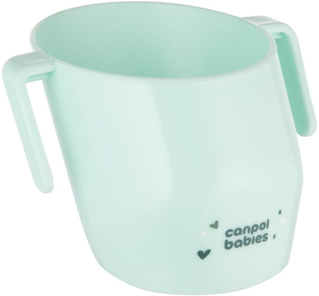 Canpol Babies Sprytny otwarty kubek dla dzieci do nauki picia turkusowy