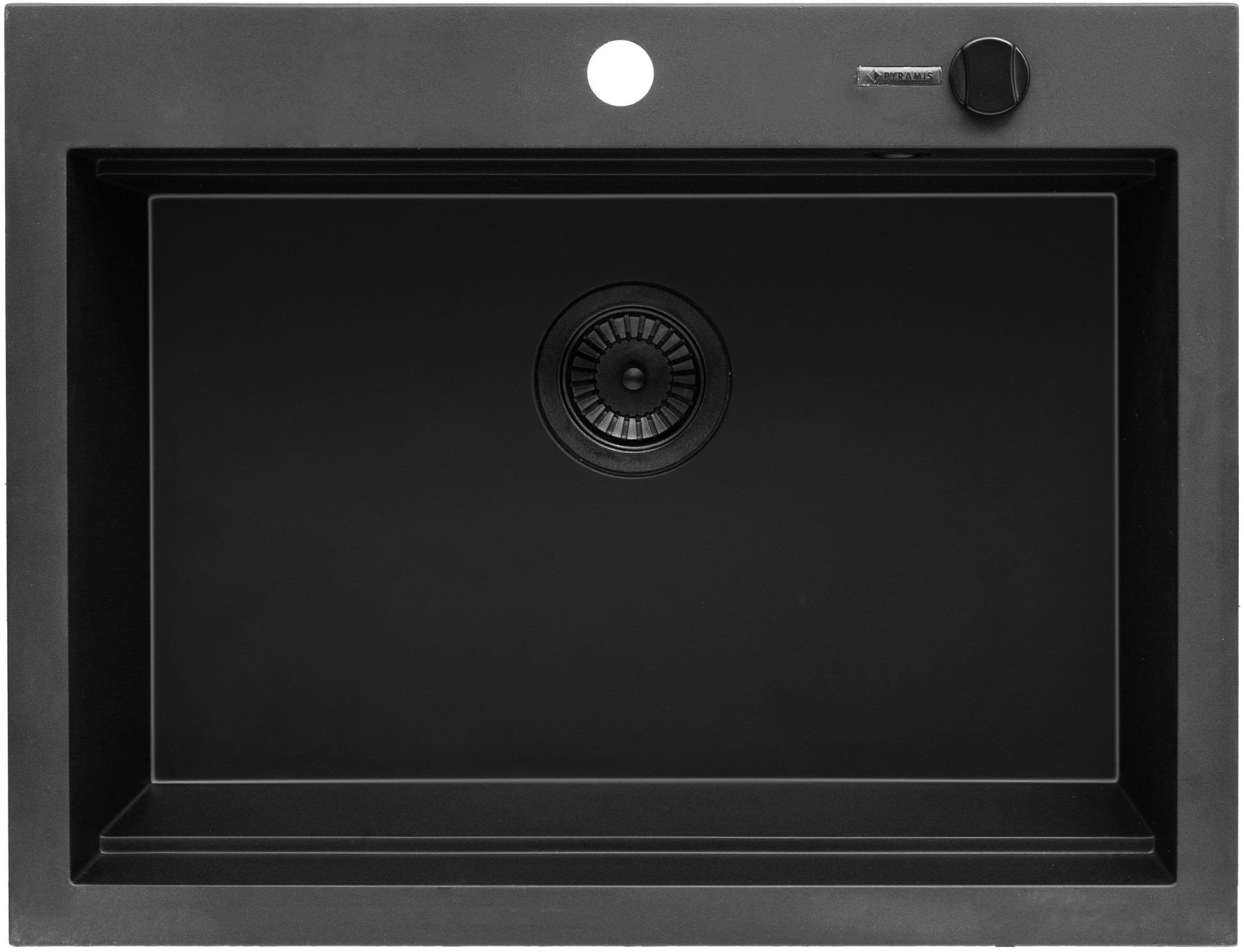 Pyramis Zlew. SIROS (67x51,5) 1B Black Edition + Bateria TRIGONO