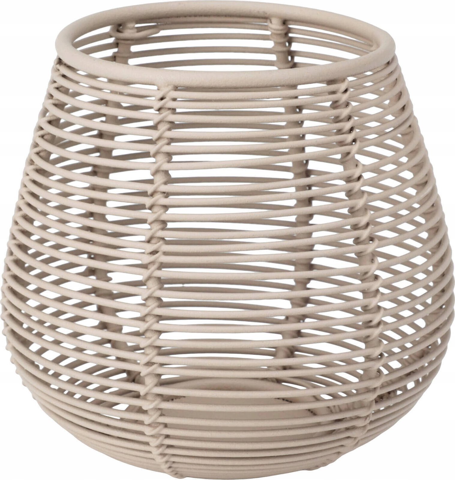 Home Styling Collection Świecznik na tealighty, beżowy, ażurowy