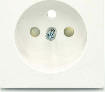 Efapel EFAPEL LOGUS90 ELEMENT CENTRALNY DO GNIAZDA Z UZIEMIENIEM BIAŁY 90652 TBR