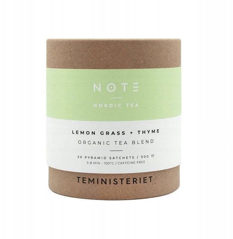 Teministeriet Herbata Note Lemongrass Thyme Organic 20 torebek