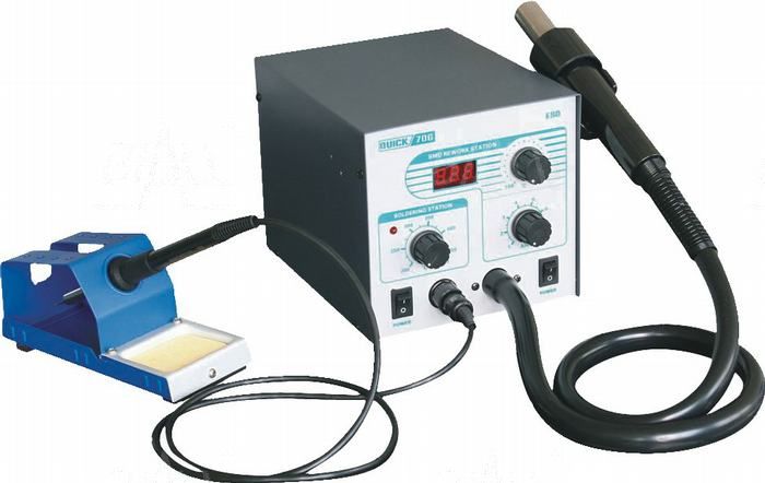 Quick Zestaw lutowniczy stacja + Hot Air