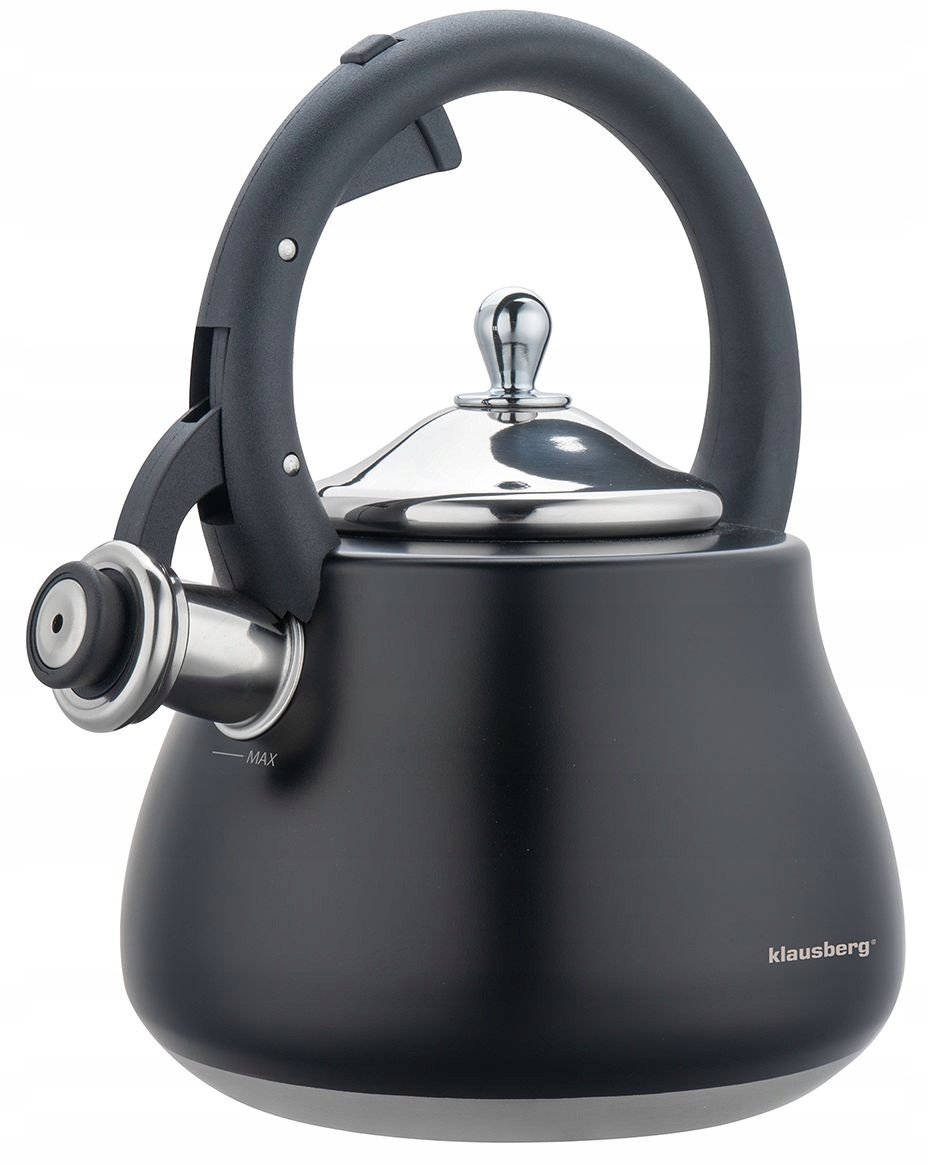 CZAJNIK STALOWY Z GWIZDKIEM 2,8L KLAUSBERG KB-7918