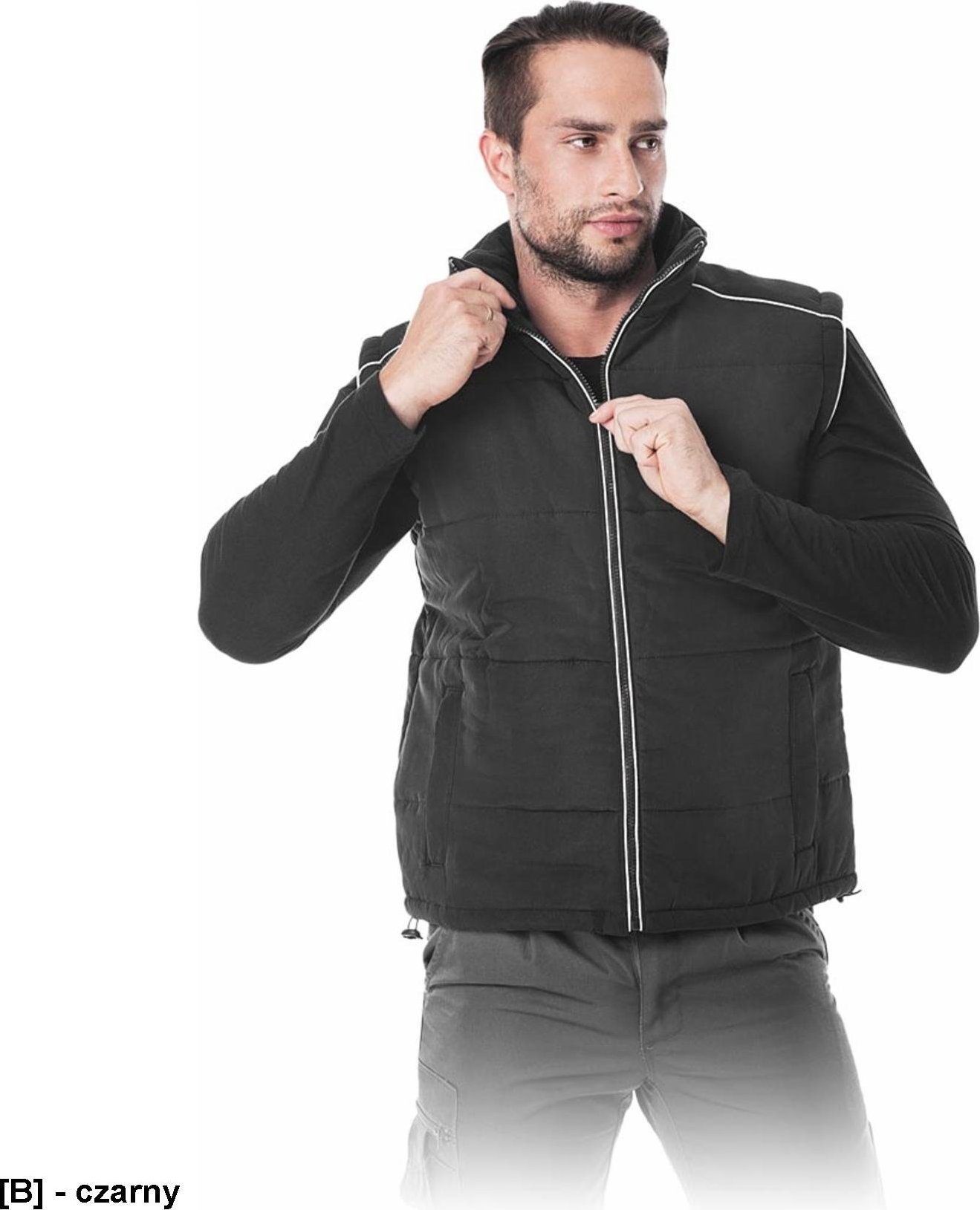 R.E.I.S. FOKA - Bezrękawnik - czarny 2XL