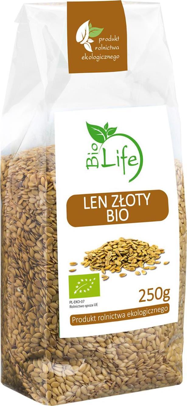 BioLife Siemię lniane złote BIO 250 g