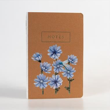 Greenmink Notes Kwiaty Polskie Cykoria KPL 6