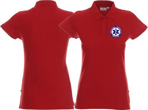 LPP - Promostars Koszulka Polo damska PAŃSTWOWE RATOWNICTWO MEDYCZNE czerwona