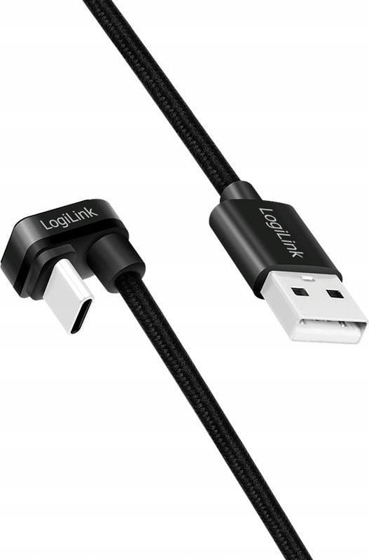 Kabel USB LogiLink USB-A - USB-C 3 m Czarny (CU0195)
