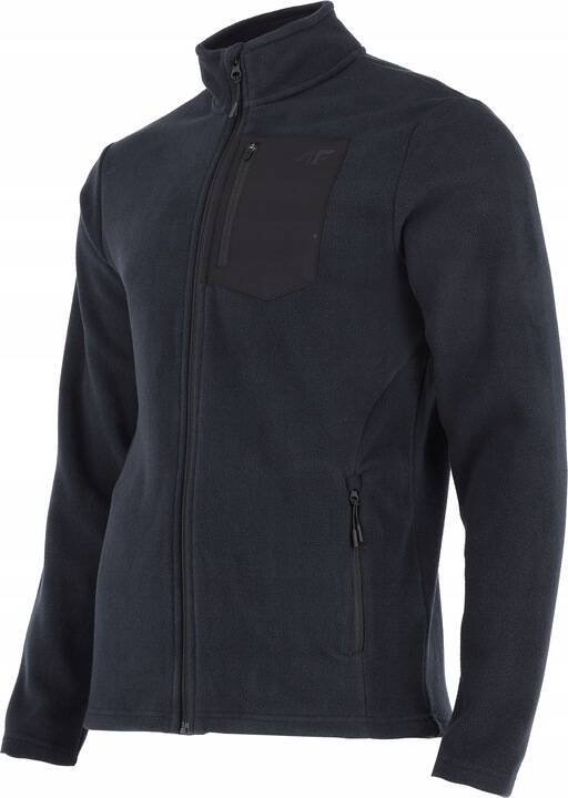 4f POLAR MĘSKI NA ZAMEK CIEPŁA BLUZA ZE STÓJKĄ 4F M076 r S