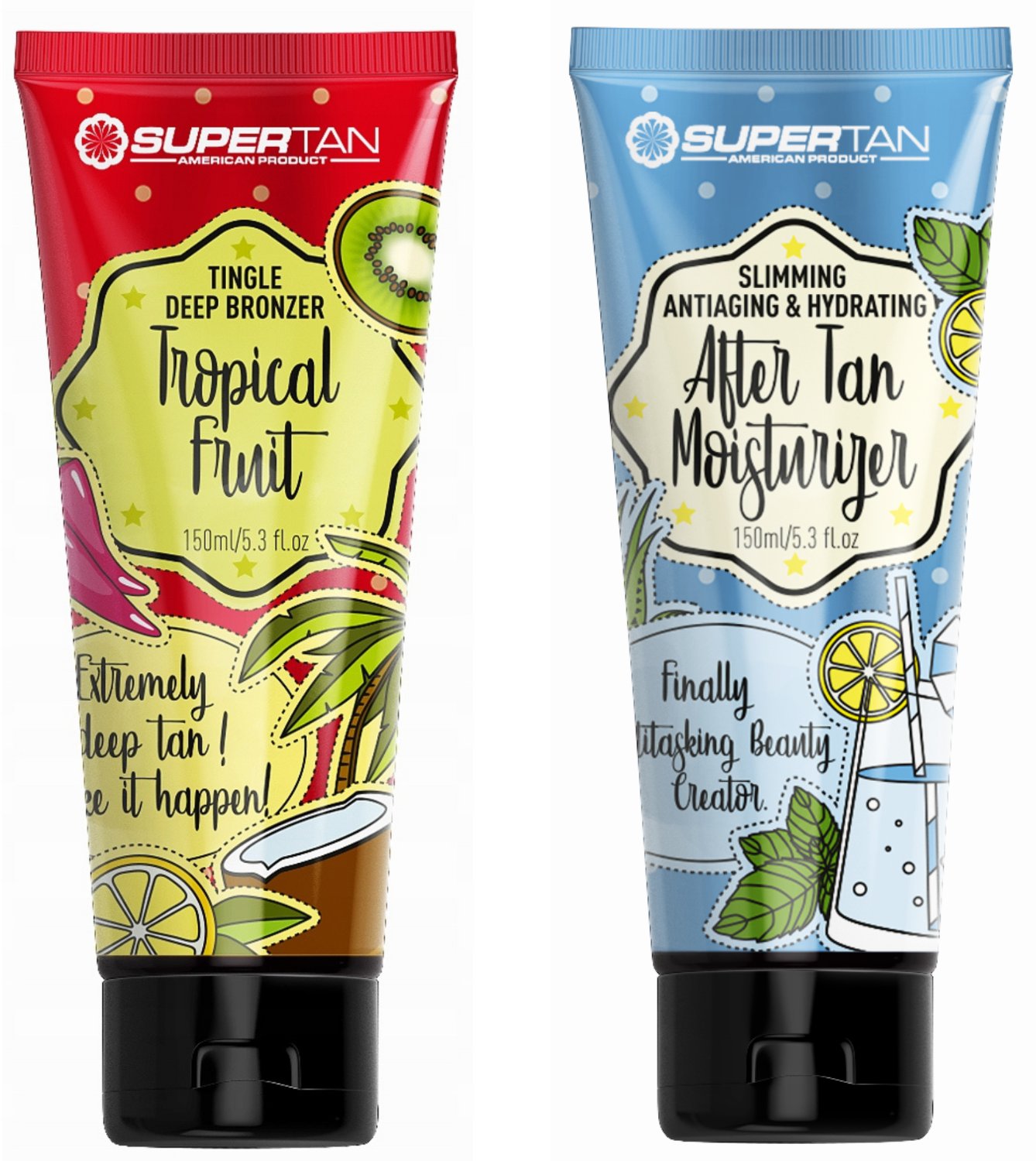 Supertan Tropical Fruits + After Tan Po Opalaniu Gratis