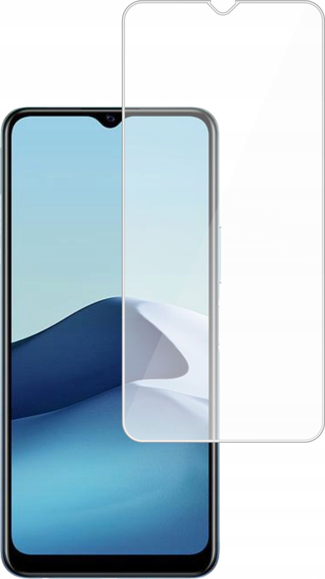 etumi Szkło Hartowane 9H Do Vivo Y20S / Y11S Szybka Szkiełko Ochronne Na Ekran Twarde Płaskie Przód / Ochrona Matrycy Telefonu Glas0334