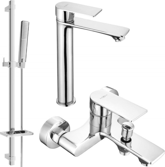 Bateria wannowa Mexen Mexen Royo DQ72 zestaw wannowy, chrom - 72213DQ72-00
