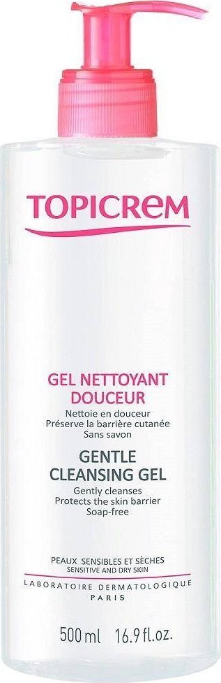 Topicrem Gentle Delikatny żel do mycia ciała i włosów, 500 ml