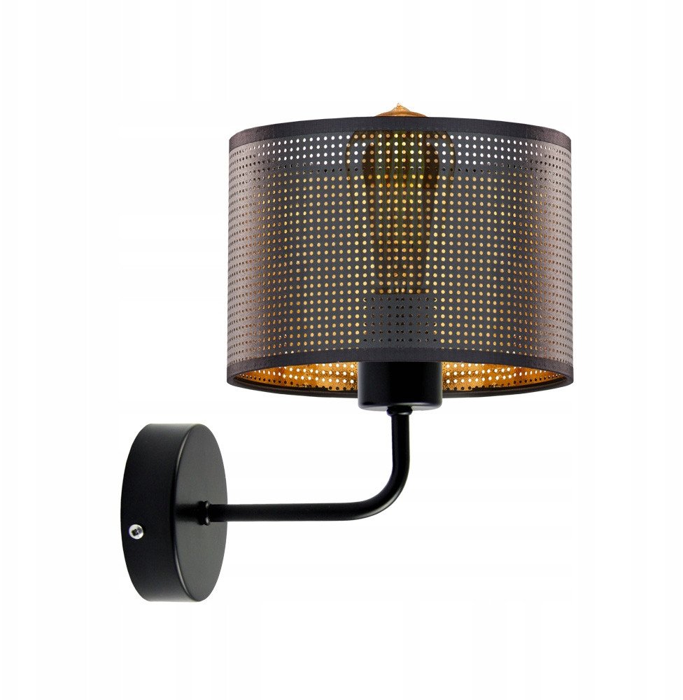 Nowoczesny kinkiet do sypialni MODENA AŻUR abażur