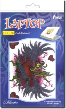 Sticker BOO Dekoracja na laptopa Serce (NBA 2109)