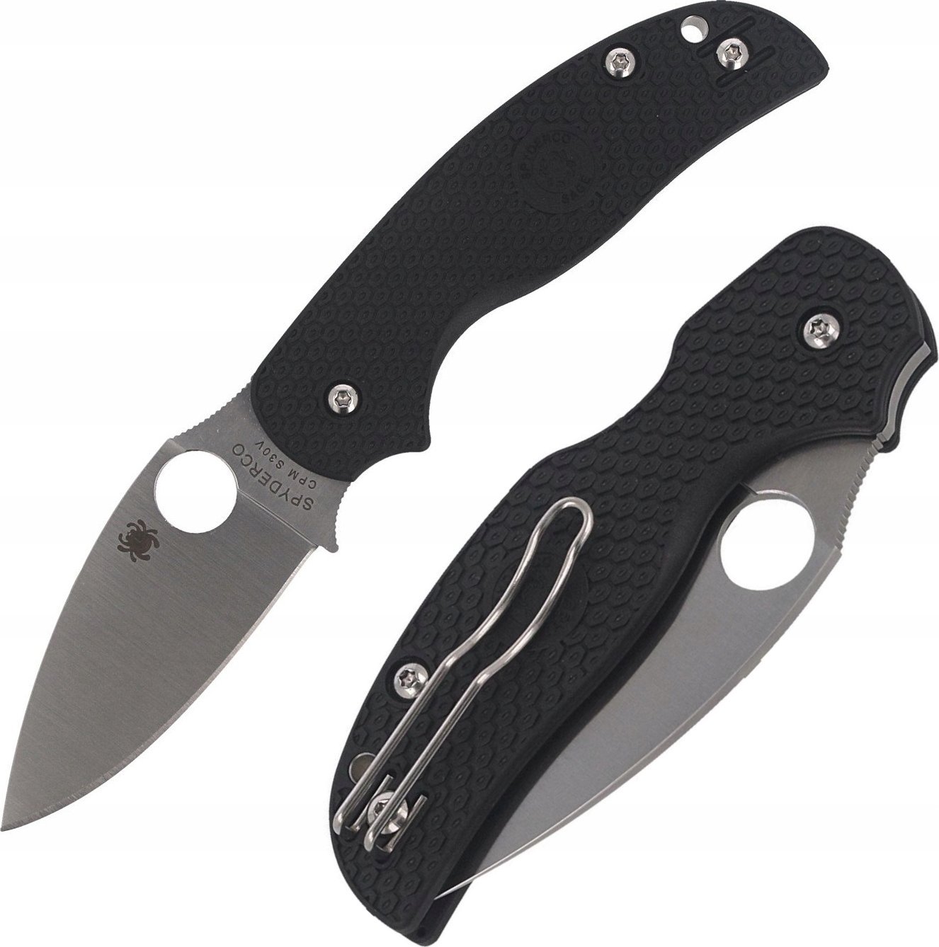Spyderco Nóż składany Spyderco Sage 5 Lightweight Plain (C123PBK)