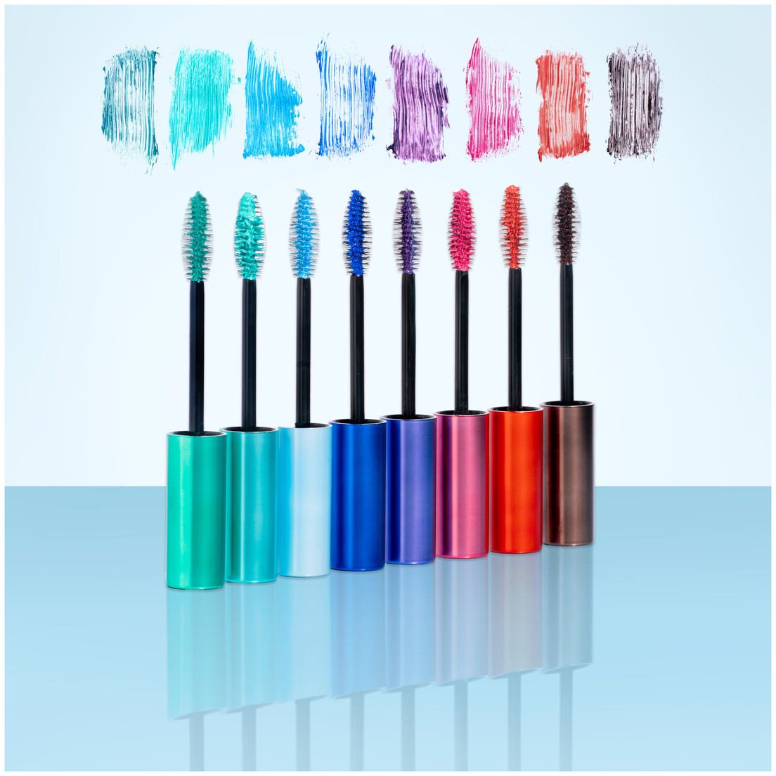 Golden Rose Flash Lash Kolorowy tusz do rzęs 9ml Chocolate (11)