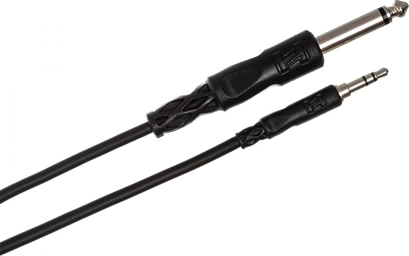 Kabel Hosa Jack 3.5mm - Jack 6.3mm 1.52m czarny (CMP-105)