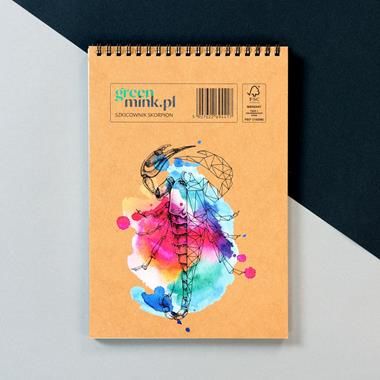 Greenmink Szkicownik 17x25cm 96k biały