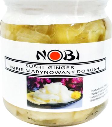 Nobi Imbir marynowany do sushi, biały 190g - Nobi uniwersalny