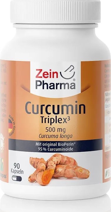 Zein Pharma Zein Pharma - Kurkumina, Curcumin Triplex, 500mg, 90 kapsułek