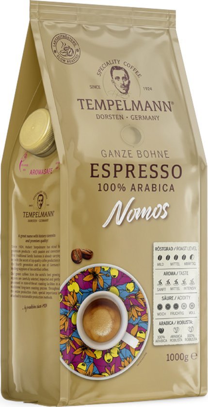 Kawa ziarnista TEMPELMANN Nomos Espresso 1kg
