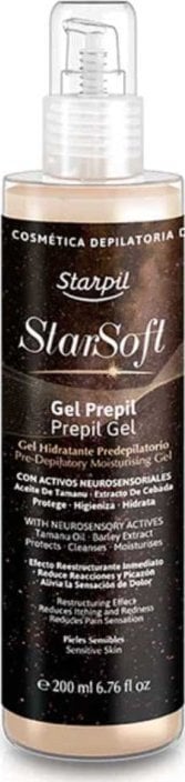 Starpil Gelis prieš depiliaciją Starpil StarSoft Prepil Gel, ypač jautriai odai, 200 ml