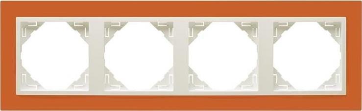 Efapel EFAPEL ANIMATO RAMKA 4-KROTNA POMARAŃCZ 90940 TJG