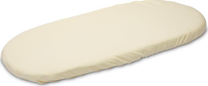 Sensillo PRZEŚCIERADŁO JERSEY DO WÓZKA KREMOWY 35X75