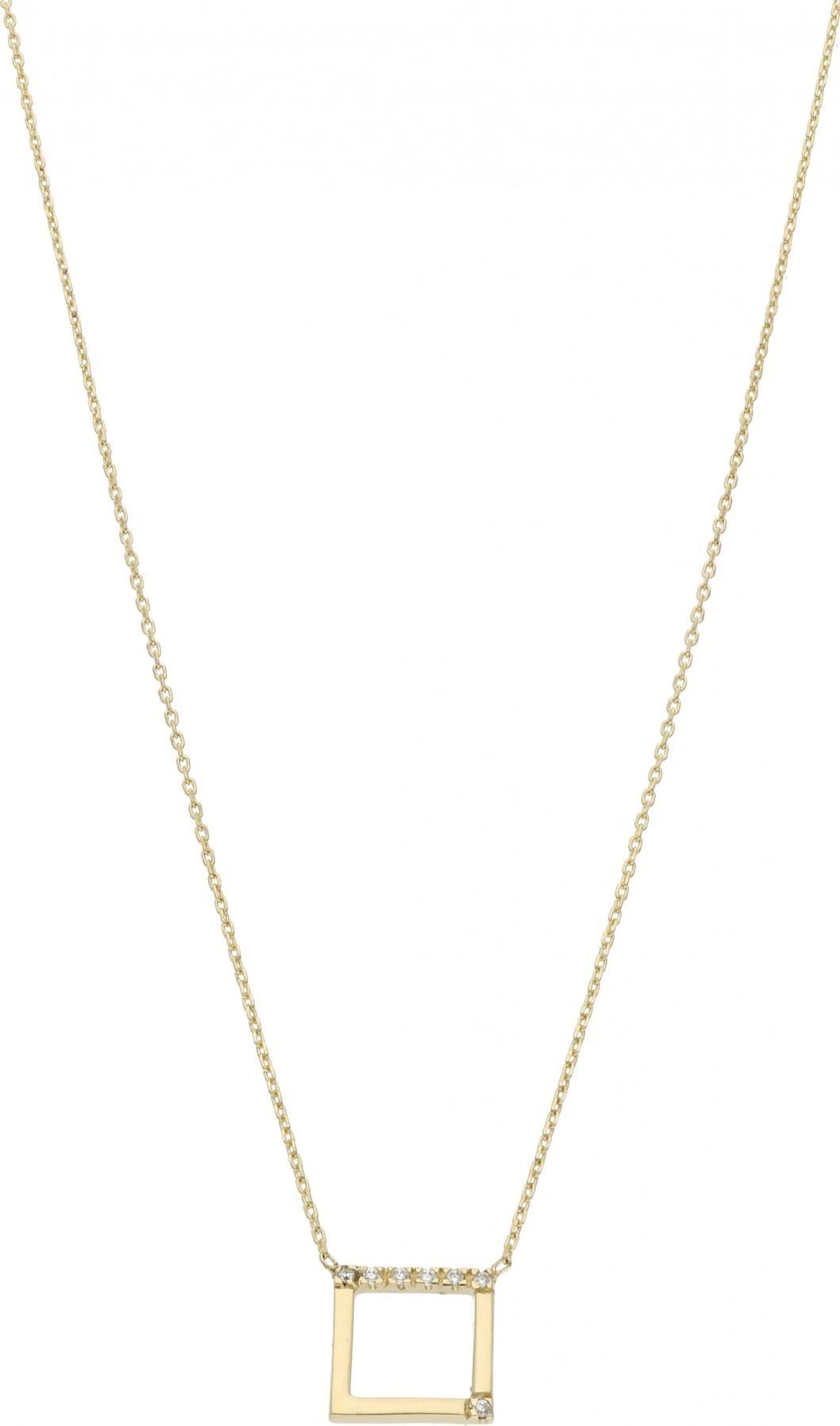 Rosanto Celebrytka z motywem kwadratu 585 14k